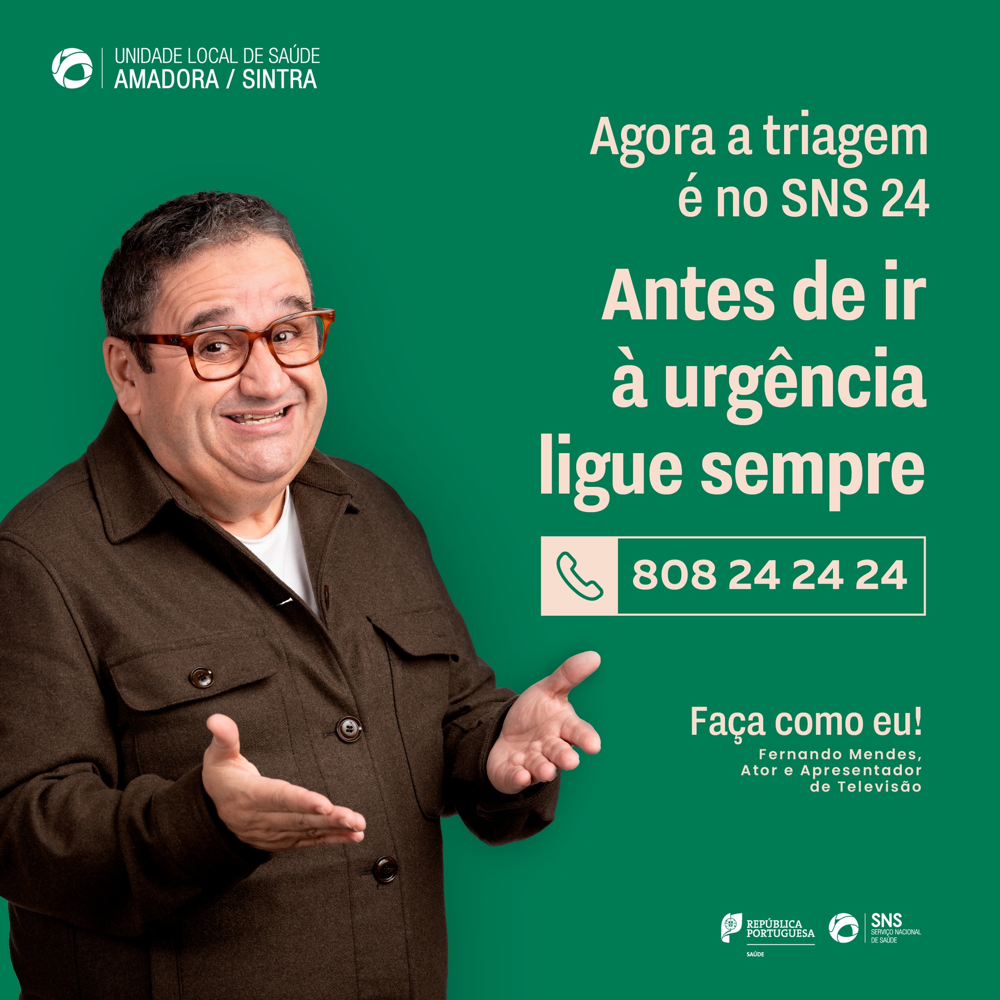 Hospital Amadora/Sintra reforça: “Ligue Antes, Salve Vidas