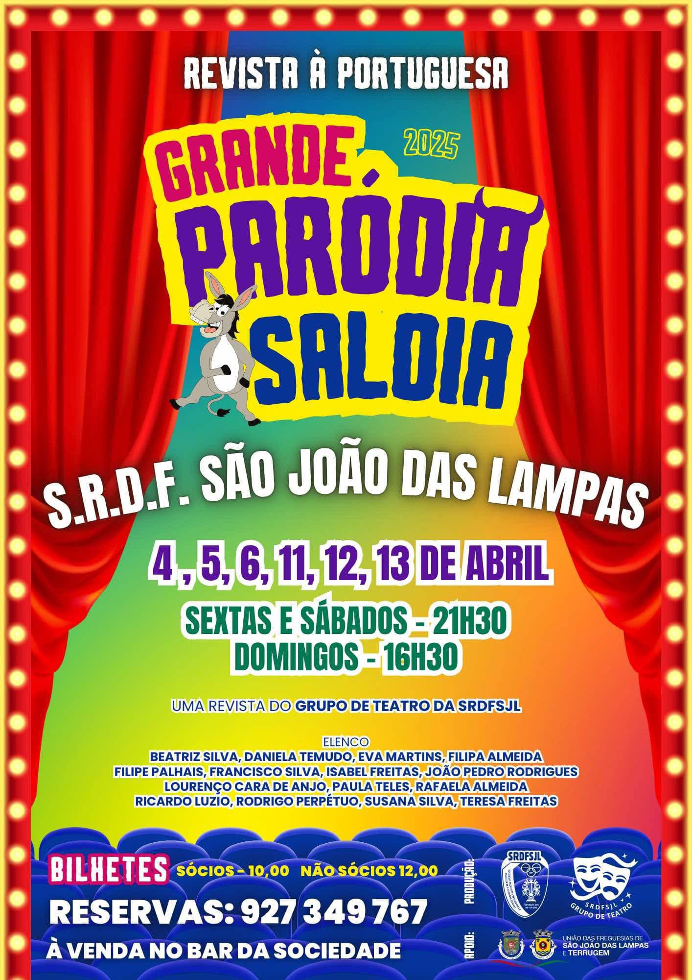 “Grande Paródia Saloia” vai estreiar em São João das Lampas
