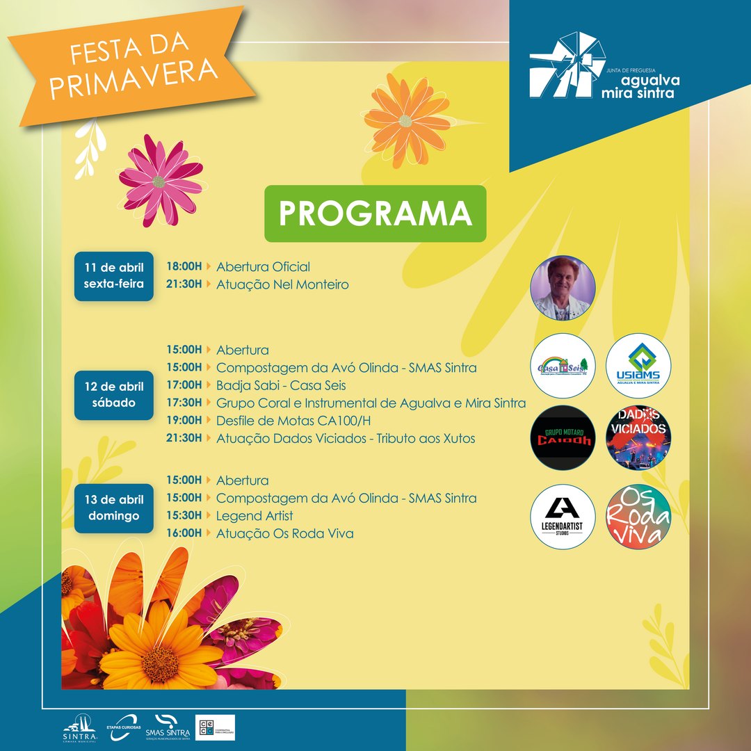 Festa da Primavera anima Mira Sintra de 11 a 13 de abril