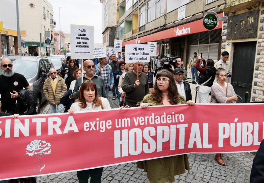 Marcha pela saúde exige reforço de médicos de família, defesa do SNS e contra a privatização