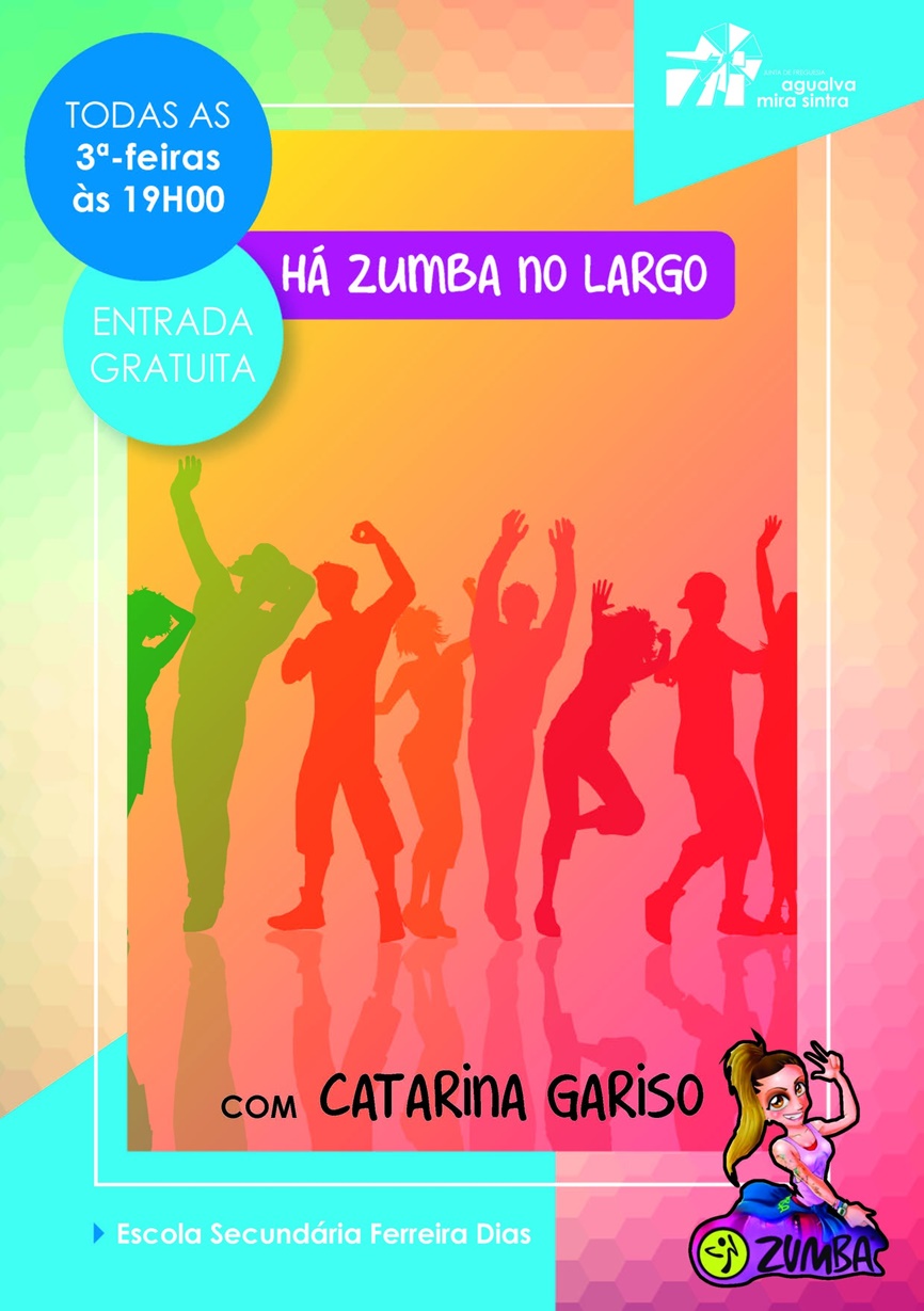 Aula de Zumba com entrada livre em Agualva