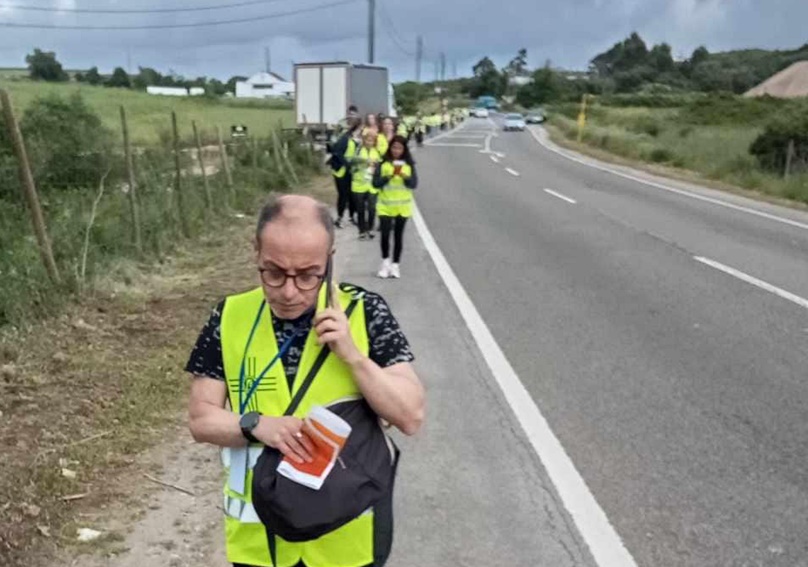 Fiéis da Paróquia de Pêro Pinheiro iniciam caminhada ao encontro de Fátima